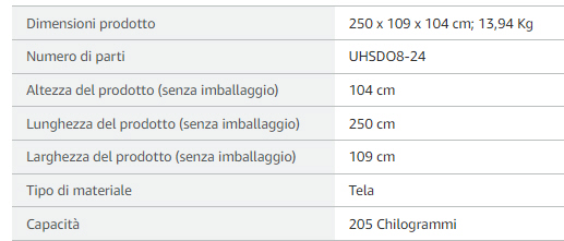 Amaca con Supporto Brasiliana