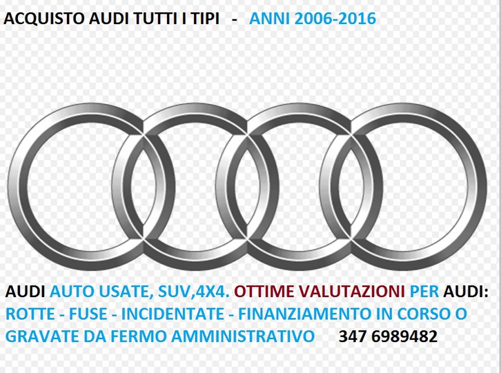Audi auto e 4x4 usate acquisto contanti Audi auto e 4x4 usate acquisto contanti