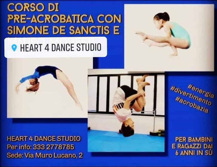 CORSO DI PREACROBATICA A ROMA CORSO DI PREACROBATICA A ROMA