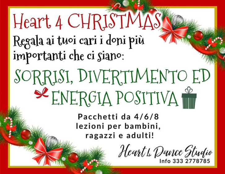 GIFT CARD NATALE - HEART FOR DANCE GIFT CARD NATALE - HEART FOR DANCE