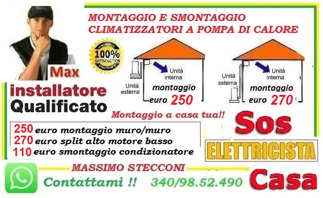 Montaggio ventilatore a soffitto Roma Spinaceto 