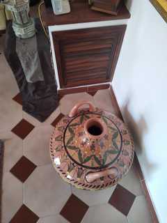 Ancora in ceramica del 1985 esemplare unico del maestro ceramista Nino Parrucca