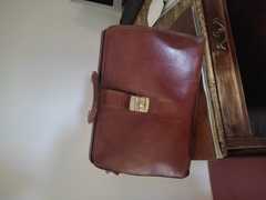 Borsa da medico marrone in pelle