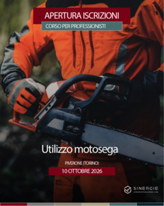 Lavori nel verde? Usi la motosega per lavoro o per hobby? La normativa richiede il patentino. <br>