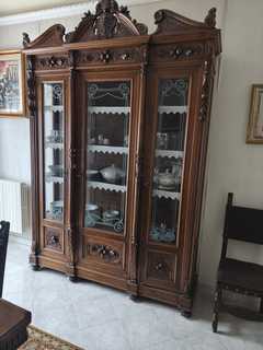 Sala da pranzo dell 800 tutta intarsiata a mano 
