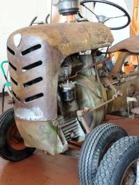 Trattorino lugli modello Lilliput motore enfield diesel tutto originale e completo 