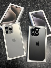 Originale Apple iPhone 15 Pro Max 256GB per 540 EUR,  iPhone 15 Pro 128GB per 500 EUR,  iPhone 15